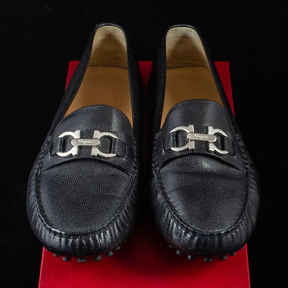 Ferragamo Saba Driving Shoe with Bit